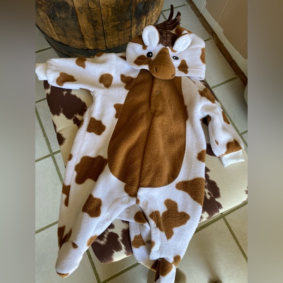 Preemie 0-3mo cow Halloween costume - Picture 1 of 3